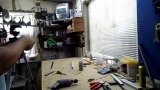 переделка фотоштатива в подставку для удилищь  ( очень удобно и выходит в два раза дешевле  чем спецыализированные )