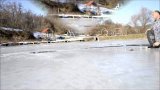 зимняя рыбалка на озере села Голубинка Бахчисарайского района