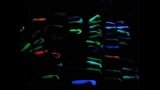 Силиконовые приманки в ультрафиолетовом свечении.Soft Baits ultraviolet glow