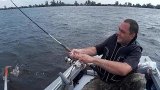 Щука в шторм,воблер ,селикон,отводной поводок,МКМ,SJ4000,троллинг,дорожка