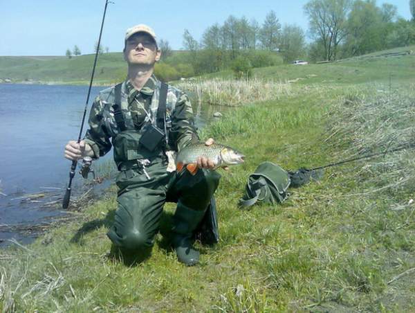 Очень интересная рыбалка в забродку на голавля.
