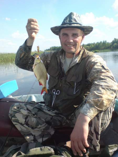 Мой напарник,Днепр  красноперка на попер от Rapala » Skitter Pop