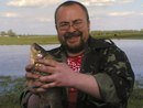 Карась <br />
вес 1.2 кг<br />
р.Тетерев<br />
поплавочная удочка с глухой оснасткой<br />...