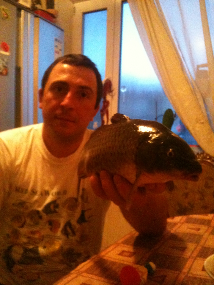 Вот такой февральский карп 2013