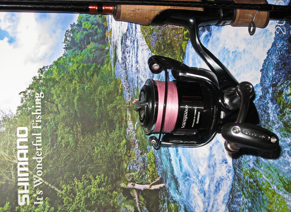 Тюнингованный Vanquish C 3000,мелкопрофильной шпулей от Yumeya 2500F6 (S-4)  +шнур Sufix Nano...