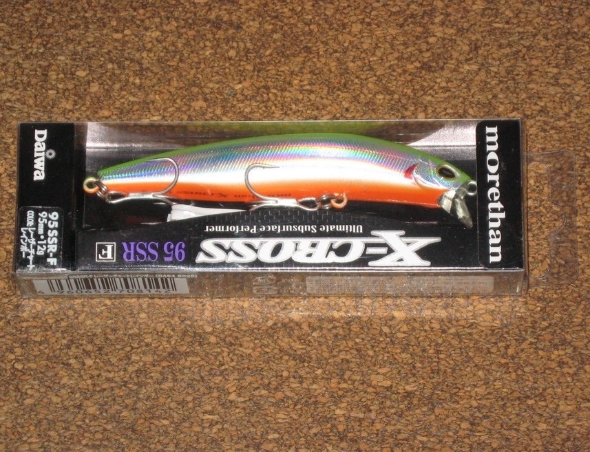 Daiwa MORETHAN X-CROSS 95SSR/hirame chartreuse.