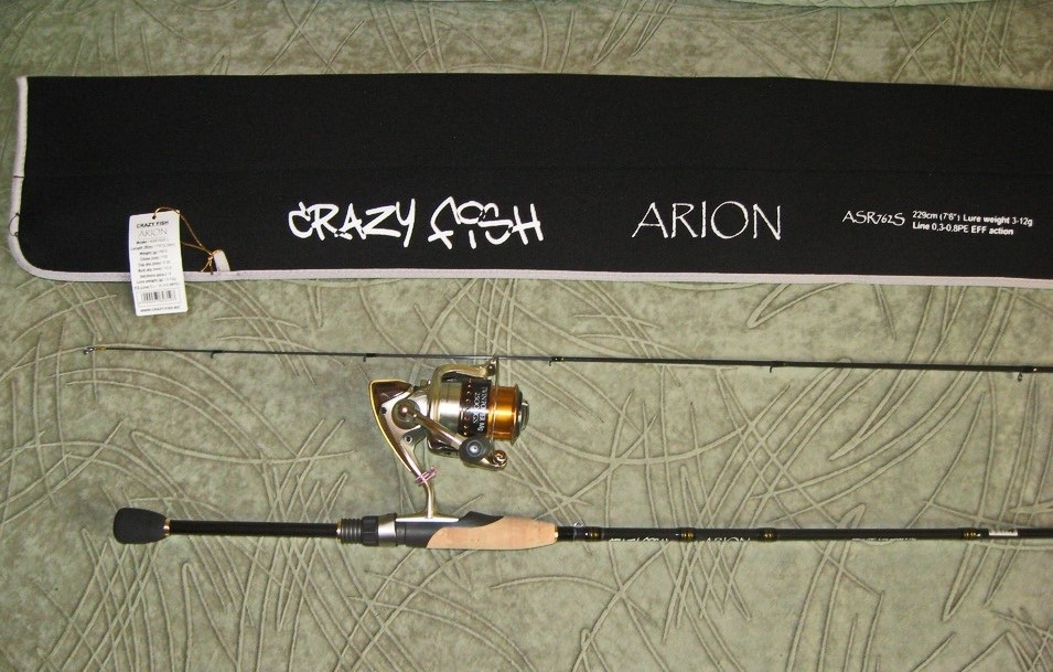 Долгожданный Лайт комплект(Arion ASR762S-L (3-12g 229cm 7&#039;6&quot; 0,3-0,8 РЕ EFF...