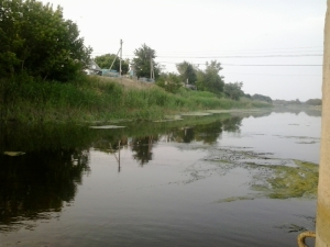 на рыбалке
